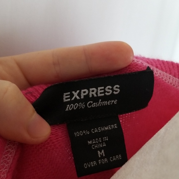 Express 100% Cashmere Sweater - Picture 7 of 8